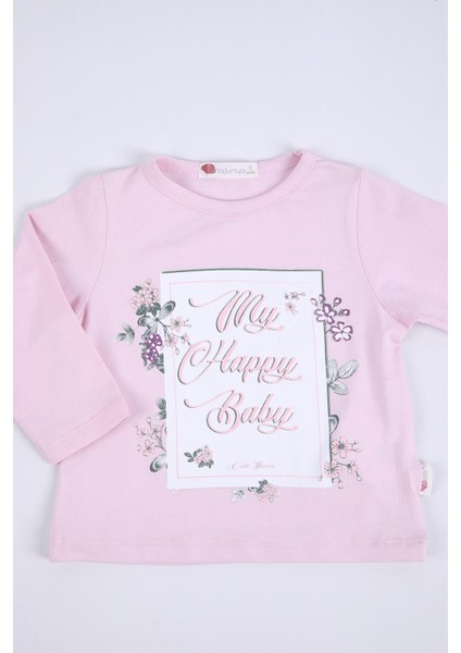 Babyhola %100 Pamuk Kız Bebek Alt Üst Takım 12023