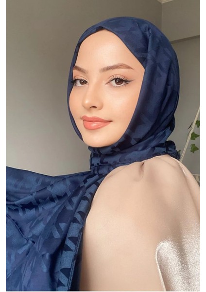 Kazayağı Desen Ipeksi Jakar Şal - Abiye Şal 180X 70 JKR24147