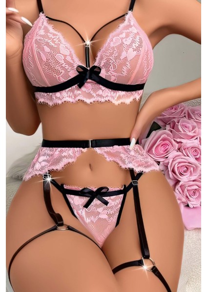 İptila Lingerie Pembe Gecelik