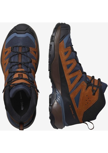 X Ultra 360 Leather Mid Gore-Tex Erkek Outdoor Botu - Kahve