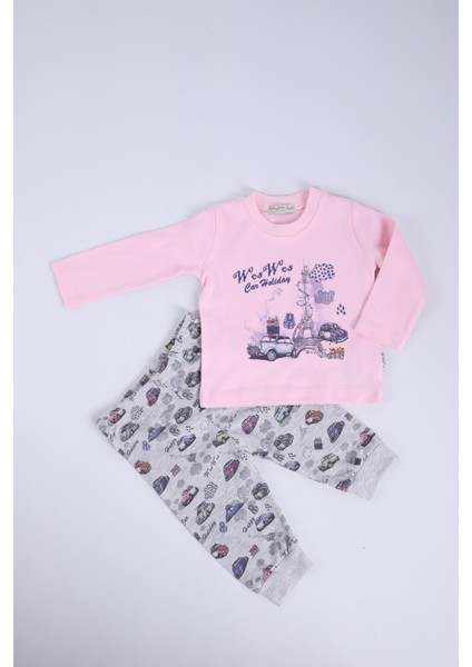 Babyhola Kız Erkek Bebek Çocuk Alt Üst Takım Mevsimlik Baharlık 11483