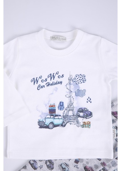 Babyhola Kız Erkek Bebek Çocuk Alt Üst Takım Mevsimlik Baharlık 11483