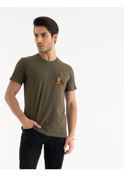 Antik Dalgıç Sparta Tasarım Tişört, Sparta Baskılı Haki Yeşili Tişört,Unisex Pamuklu Haki Yeşili Tişört, Baskılı Tasarım Tişört fiyatları