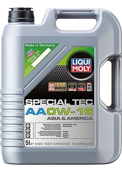 0W16 Special Tec Aa 5 Litre Motor Yağı 21328 ( Üretim Yılı: 2023 )