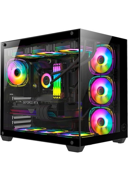 Prime V2 10X120MM Rgb Fanlı Gaming Oyuncu Bilgisayar Kasası