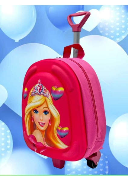 Kız Çocuk Anaokulu Kreş Çekçekli Tekerli Kabartmalı Eva Renkli Baskılı Sırt Çantası ve Okul Çantası fiyatları