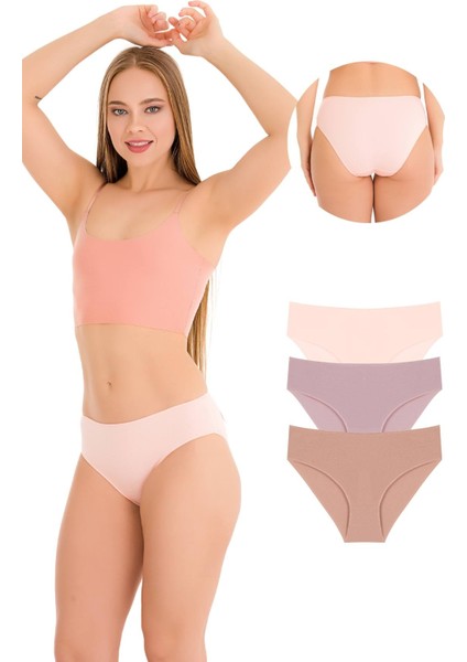 10006 Yüksek Bel Bato 3'lü Külot