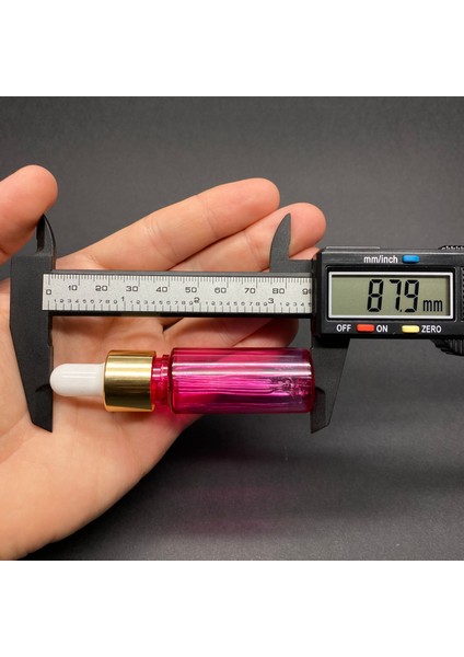 15 ml Plastik Pembe Şişe Cam Damlalıklı , Gold Metal Kapaklı , 15 cc Cam Damlalıklı Pe Şişe x 10 Adet modelleri