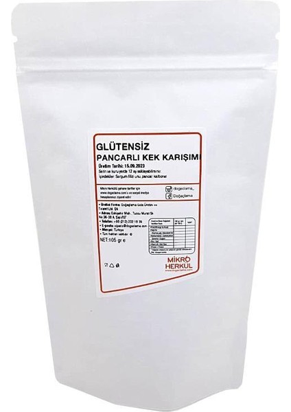 Glütensiz Pratik Pancarlı Kek Karışımı 155 gr