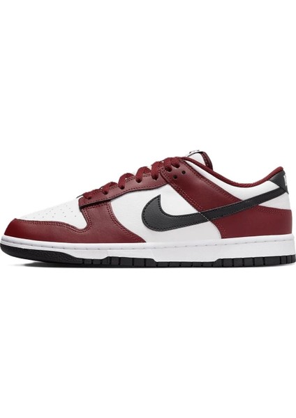 Dunk Low Leather Unisex Sneaker Hakiki Deri Beyaz Spor Ayakkabı