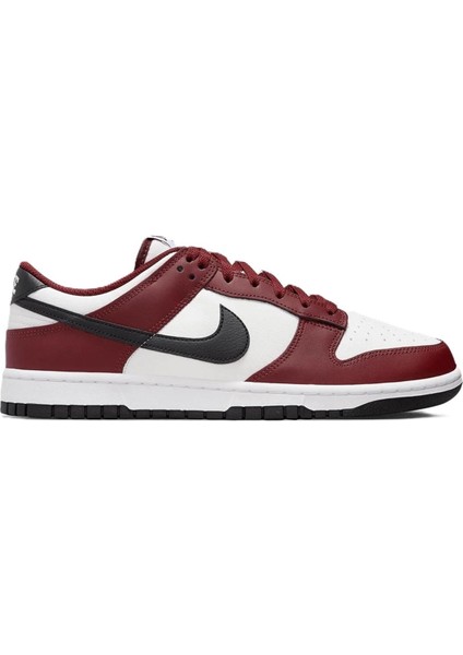 Dunk Low Leather Unisex Sneaker Hakiki Deri Beyaz Spor Ayakkabı