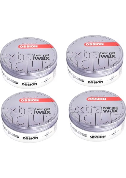 Morfose Ossion Extra Hair Gel Wax 150 Ml X 4 Adet