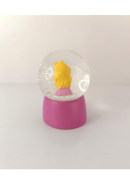 Kar Küresi Prenses Kraliçesi Işıklı Kar Küresi Ev Ofis Dekor Biblo Obje 9 cm indirimleri