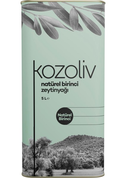 Naturel Birinci Zeytinyağı 5 Lt Teneke Kutu