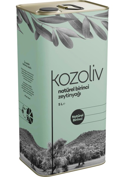 Naturel Birinci Zeytinyağı 5 Lt Teneke Kutu