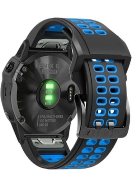 Garmin Enduro (26MM) Çift Sıralı Silikon Saat Kordonu
