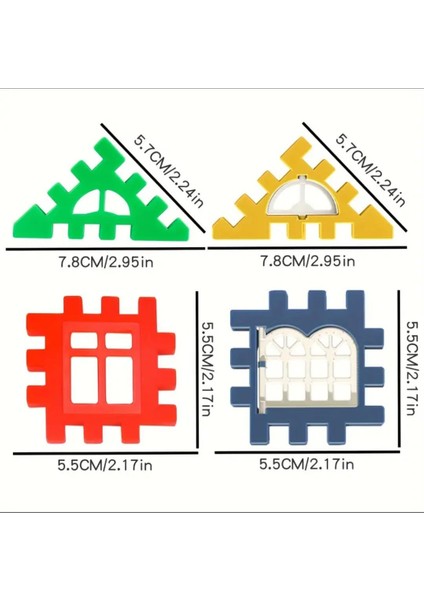 48 Parça Renkli Yapı Blokları Seti