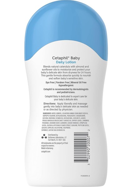 Cetaphil Baby Günlük Bebek Losyonu 198ML