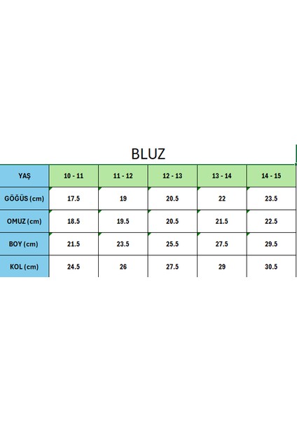 Kız Çocuk Desenli Bluz