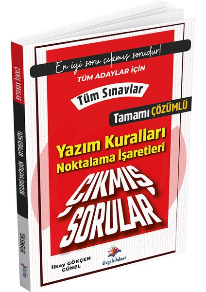 Dizgi Kitap Tüm Sınavlar Tüm Adaylar Için Yazım Kuralları, Noktalama Işaretleri Çıkmış Sorular Dizgi Kitap Yayınları