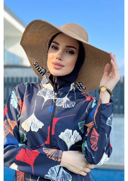 Hello Sunshine Yazılı Hasır Şapka Camel Rş-23 fırsatları