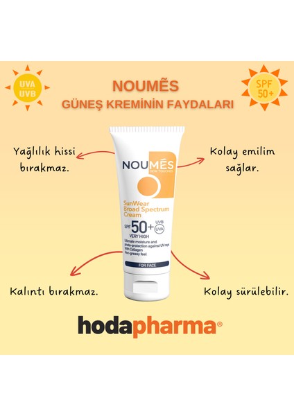 Noumes Yüz Güneş Kremi 100 ml