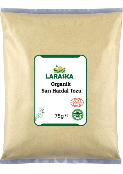 Organik Sarı Hardal Tozu 75G- Organic Yellow Mustard Powder 75G