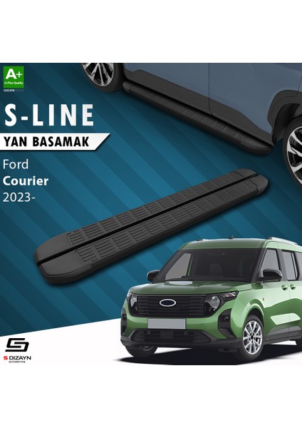 Ford Courier 2 S-Line Siyah Yan Basamak 183 Cm 2023 Üzeri A+ Kalite