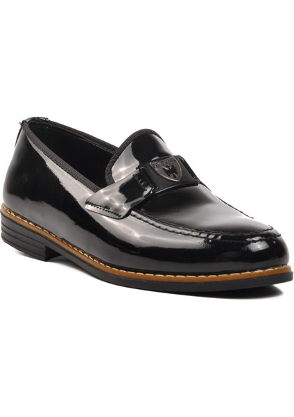 By Falcon 2010 Siyah Rugan Erkek Klasik Ayakkabı modelleri