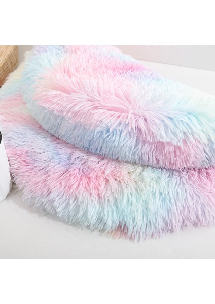 Kayısı Tarzı Çap 40 cm Yuvarlak Köpek Yatağı Matı Evcil Hayvan Yatağı Köpek Kediler Için Peluş Kedi Sevimli Yumuşak Sıcak Kedi Sepeti Köpek Aksesuarları (Yurt Dışından) fırsatları