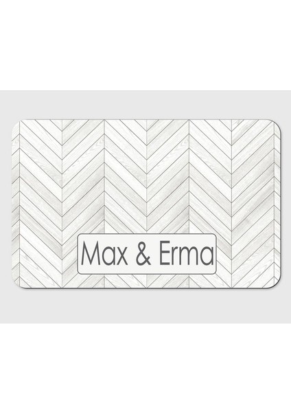 W Stili 45X30CM Köpek Kedi Için Özel Ad Desenli Kolay Yıkanabilen Pet Yemlik Matı Pet Mat Kap Tabak Pet Mat Su Içme Matı Pet Mat Mama Matı Pu Malzeme Özelleştirilmiş Isim Deseni (Yurt Dışından)