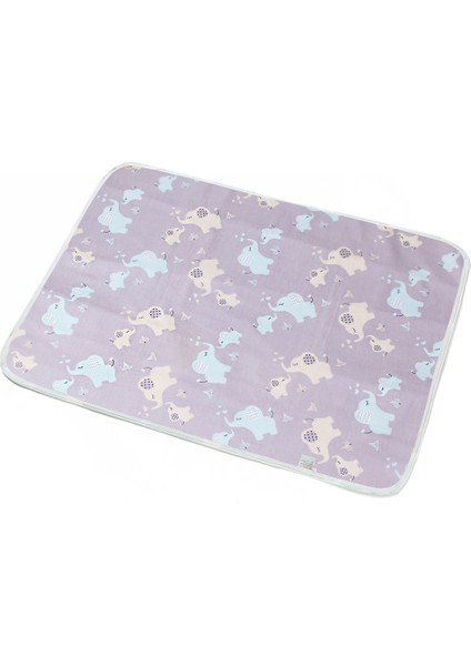 Mavi Fil Tarzı 60X75CM Köpek Idrar Emici Kumaşlı Yıkanabilir Eğitim Pedi Su Geçirmez Koltuk Kapağı Soğutucu Mat-Köpek Bezi Yeniden Kullanılabilir (Yurt Dışından)