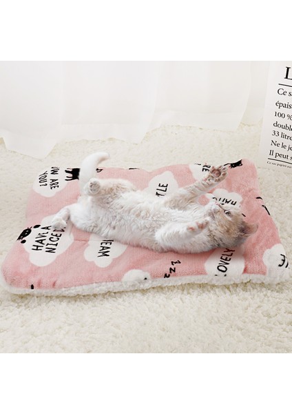 Gri Tarzı 55X40CM Küçük Orta Büyük Köpekler Için Sıcak Yatak Matı Yumuşak Polar Yavru Kedi Battaniye Köpek Yatağı Dinlenme Minderi Yuva (Yurt Dışından) indirimleri