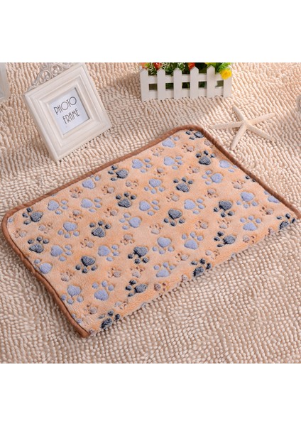 Kahverengi Tarzı 60 x 40 cm Sevimli Sıcak Kedi Köpek Yatak Matı Kılıfı Küçük Orta Büyük El Işi Tass Baskılı Kedi Köpek Polar Yumuşak Battaniye Yavru Kış Evcil Hayvan Malzemeleri (Yurt Dışından) modelleri