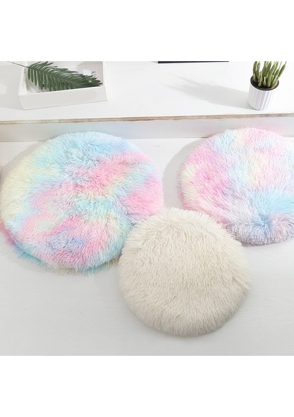 Koyu Gri Tarzı Çap 40 cm Yuvarlak Köpek Yatağı Matı Evcil Hayvan Yatağı Köpek Kediler Için Peluş Kedi Sevimli Yumuşak Sıcak Kedi Sepeti Köpek Aksesuarları (Yurt Dışından) indirimleri