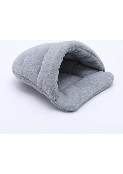 Açık Gri Stil 28X38 cm Yarı Kapalı Köpek Matı Tavşan Yastığı Hayvan Malzemeleri Evcil Hayvan Ürünü Anti-Toplanma Yavru Yatağı Polar Polar Kedi Yatma Pedi (Yurt Dışından)