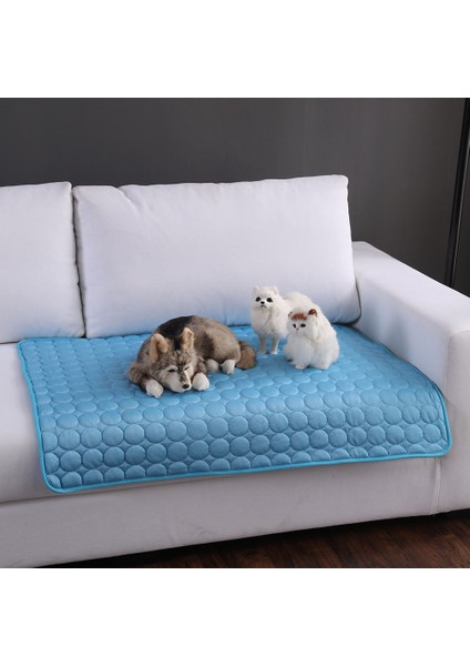 Mavi Stil Xs 40X30 cm Köpek Serinletici Mat Yazlık Yatak Matı Köpekler Kediler Için Nefes Alabilen Battaniye Kedi Buz Pedleri Yıkanabilir Koltuk Nefes Alabilen Pet Yatağı Pet Matı (Yurt Dışından) modelleri