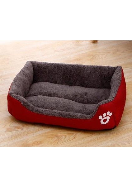 Şarap Kırmızısı 2 Tarzı 42X30 cm Sıcak Köpek Kulübesi Yumuşak Yastık Büyük Köpek Yatağı Sepetler Sonbahar Kış Kedi Için Yatak Yıkanabilir Ev Yavru Malzemeleri Pamuk Kulübe Mat (Yurt Dışından)