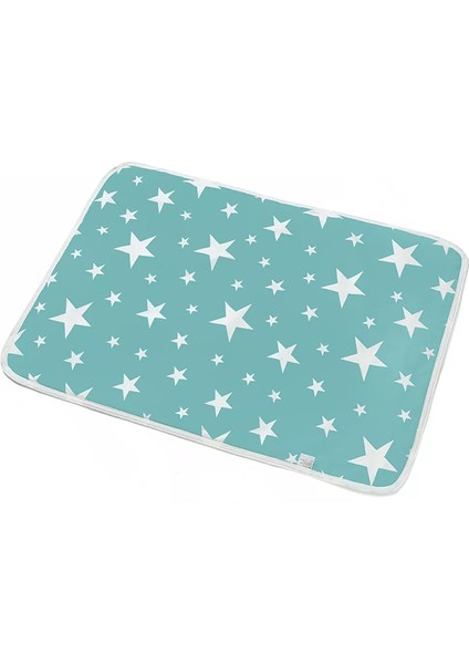 Yeşil Yıldız Stili 60X75CM Yeniden Kullanılabilir Köpek Idrar Ped Su Geçirmez Eğitim Matı Emici Nefes Alabilen Köpek Bezi Matı Köpek Çiş Pedleri Pet Aksesuarları (Yurt Dışından)