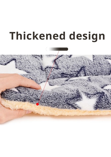 Gri Tarzı 35X29CM Kare Flanel Köpek Yatağı Sıcak ve Nefes Alabilen Yumuşak Yatak Matı - Küçük Orta Büyük Köpekler ve Kediler Için Pet Yatakları (Yurt Dışından) fırsatları