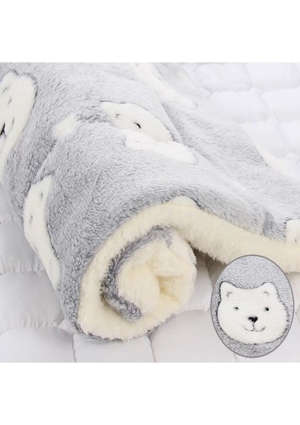 Gri Ayı Stili 3-49X32CM Ev Hayvanları Için Yumuşak Polar Battaniye Köpek Yatağı Kedi Matı-Yazın Kalın Yastık Sıcak Yatak - Küçük Orta Köpekler Kediler Için Evcil Hayvan Malzemeleri (Yurt Dışından)