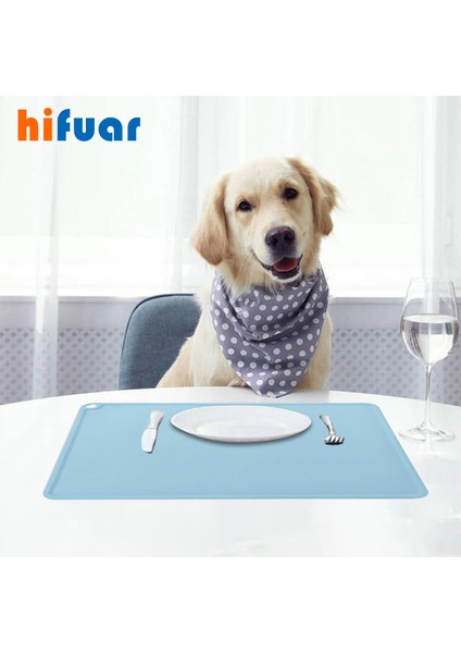 Pembe Tarzı S (41 x 31 Cm) Kedi Için Suya Dayanıklı Kaymaz Pet Mat Silikon Pet Mama Matı Kedi Mama ve Su Matı Köpek Mama Matı Kolay Temiz (Yurt Dışından) fiyatları