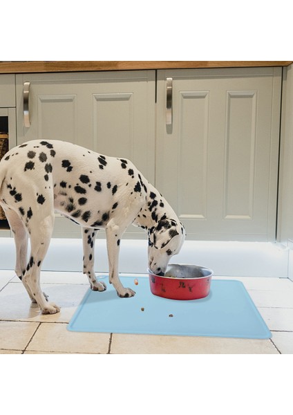 Pembe Tarzı S (41 x 31 Cm) Kedi Için Suya Dayanıklı Kaymaz Pet Mat Silikon Pet Mama Matı Kedi Mama ve Su Matı Köpek Mama Matı Kolay Temiz (Yurt Dışından) modelleri