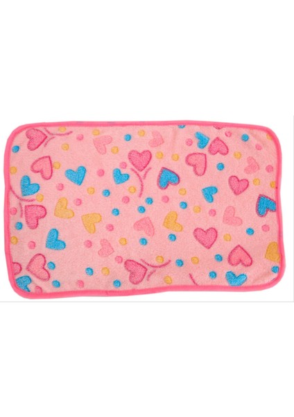 Pembe Aşk Tarzı 76X53CM Köpek Kedi Yatağı Battaniye Koltuk Yumuşak Halı Malzemeleri (Yurt Dışından)