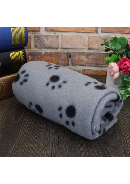 Açık Gri Tarzı 60X70 cm Yumuşak Sevimli Evcil Hayvan Köpek Battaniyesi Kış Sıcak Kedi Köpek Yatak Matbaskı Yatak Minderi Küçük Orta Büyük Köpekler Polar Evcil Hayvan Malzemeleri (Yurt Dışından)