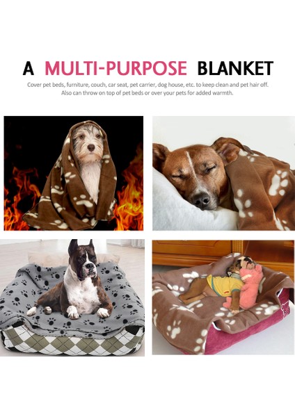 Açık Gri Tarzı 60X70 cm Yumuşak Sevimli Evcil Hayvan Köpek Battaniyesi Kış Sıcak Kedi Köpek Yatak Matbaskı Yatak Minderi Küçük Orta Büyük Köpekler Polar Evcil Hayvan Malzemeleri (Yurt Dışından) fırsatları