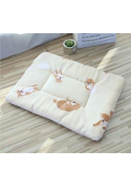 No.4 Tarzı 70X50 cm Orta Büyük Köpekler Için Sevimli Pet Yatak Ped Kediler Yumuşak Karikatür Yıkanabilir Sıcak Köpekler Battaniye Yastık Yatak Halısı Pet Uyku Yatağı (Yurt Dışından)