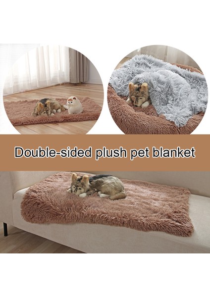 Pembe Tarzı S 56X36CM Yumuşak ve Sıcak Polar Pet Battaniyesi Evcil Hayvan Yatak Matı Yastık Mağara Kanepe Ekstra Yumuşak Sıcak Pet Atkı Battaniyeler (Yurt Dışından) fırsatları