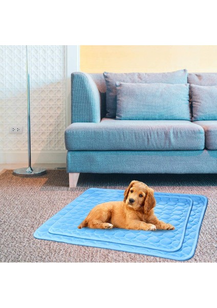 Gri Stil 50X40CM Köpekler Kediler Için Yazlık Kendinden Soğutmalı Mat, Nefes Alabilen Evcil Hayvan Kafes Ped, Taşınabilir Yıkanabilir Evcil Hayvan Soğutma Battaniyesi (Yurt Dışından) indirimleri
