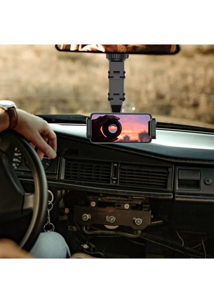 360 Derece Dönebilen Ayna Geçmeli Telefon Tutacağı / SYTE180